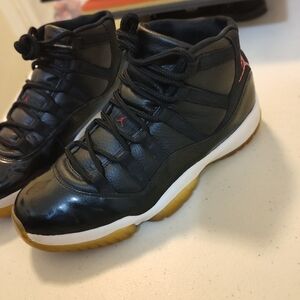 Jordan Black and Red Sneakers